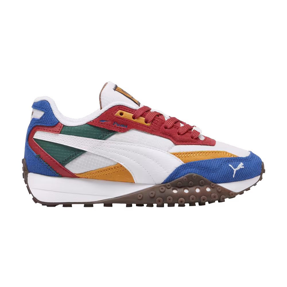 Puma Blacktop Rider Big Kid Multicolor - White Club Red