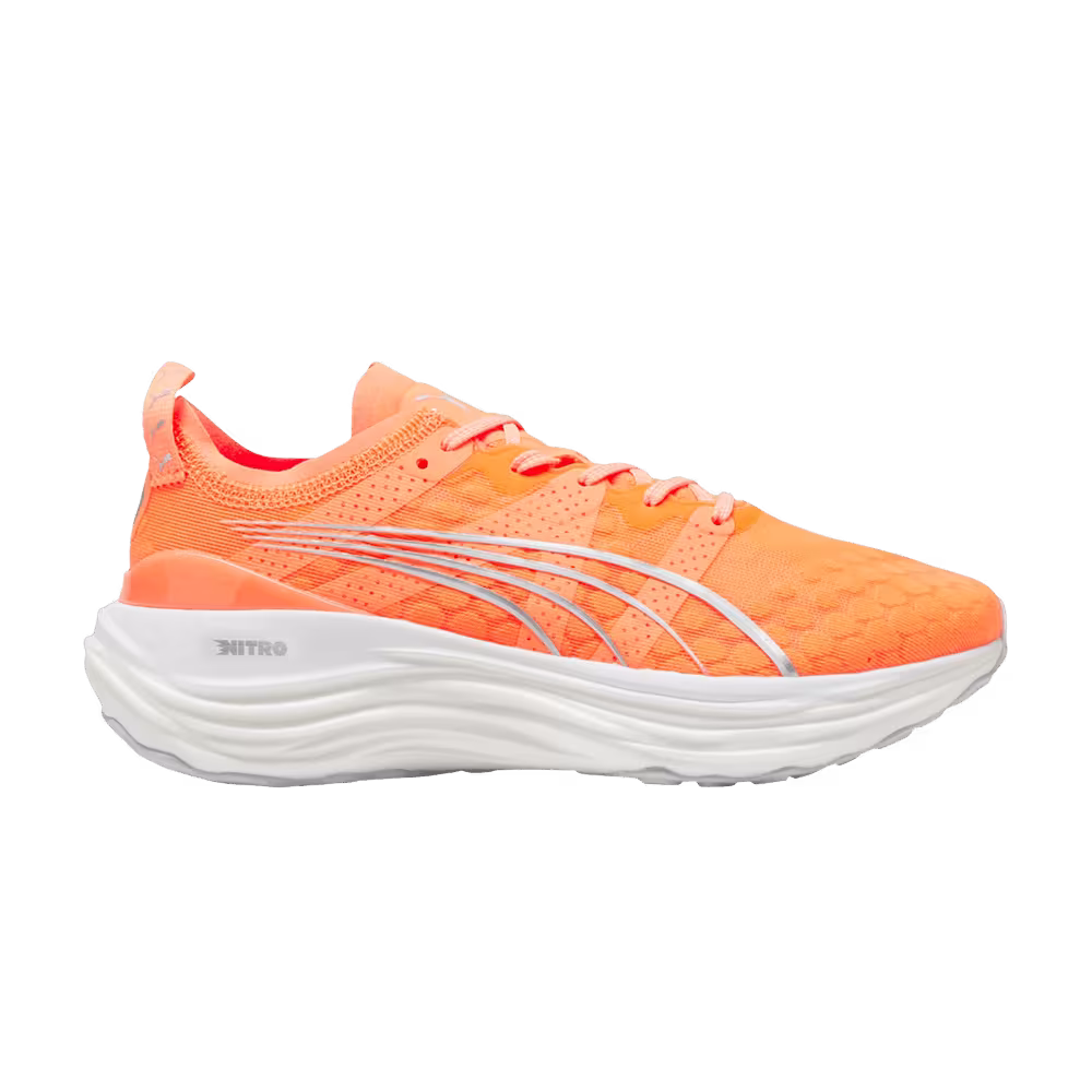 Puma Women's ForeverRun Nitro Neon Citrus Silver Mist