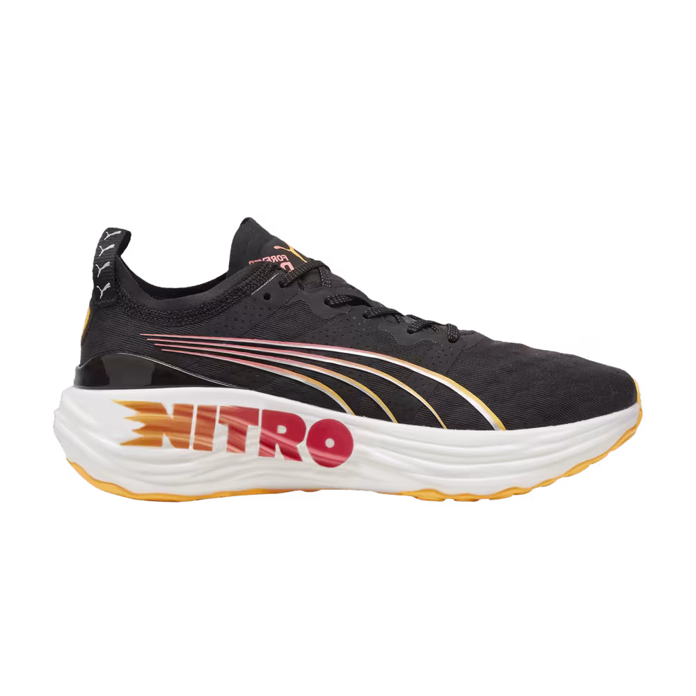Puma Women's ForeverRun Nitro Black Sun Stream