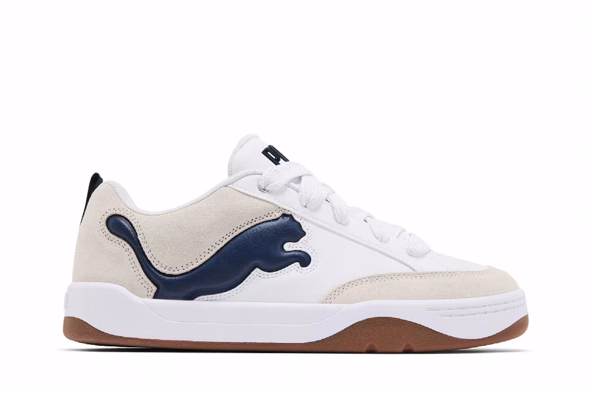 Puma Park Lifestyle White Club Navy, view 2