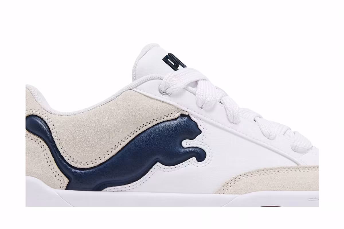 Puma Park Lifestyle White Club Navy, view 3
