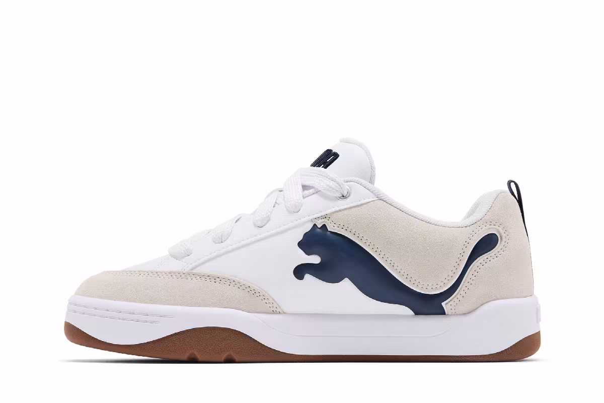 Puma Park Lifestyle White Club Navy, view 4
