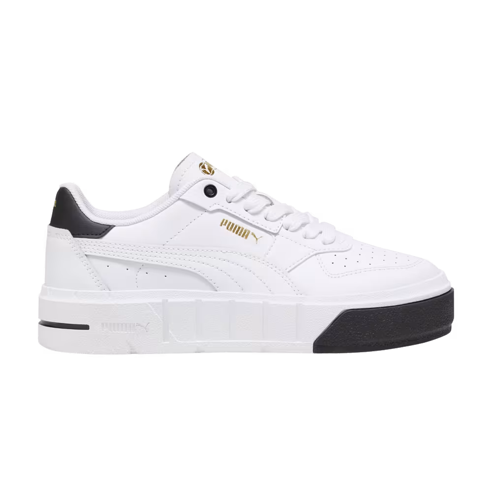 Puma Cali Court Big Kid White Black Gold