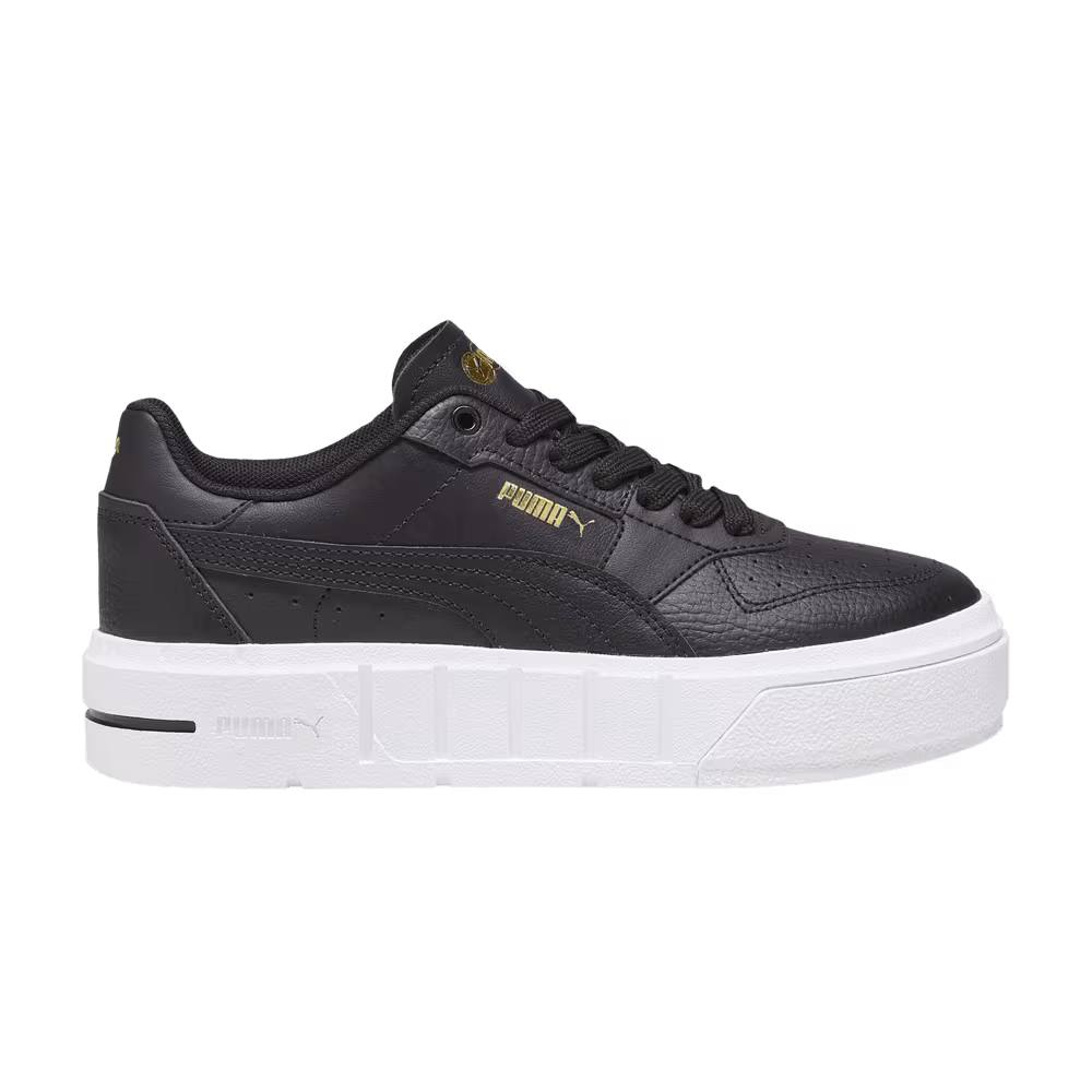 Puma Cali Court Big Kid Black White Gold