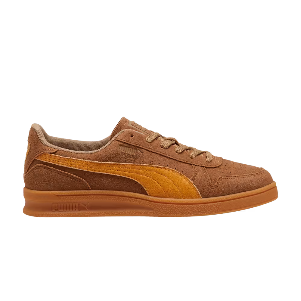 Puma Indoor R Suede Chocolate Chip Sport Yellow