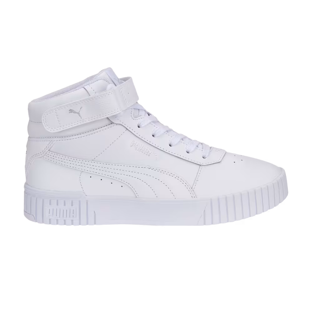 Puma Women's Carina 2.0 Mid White Silver