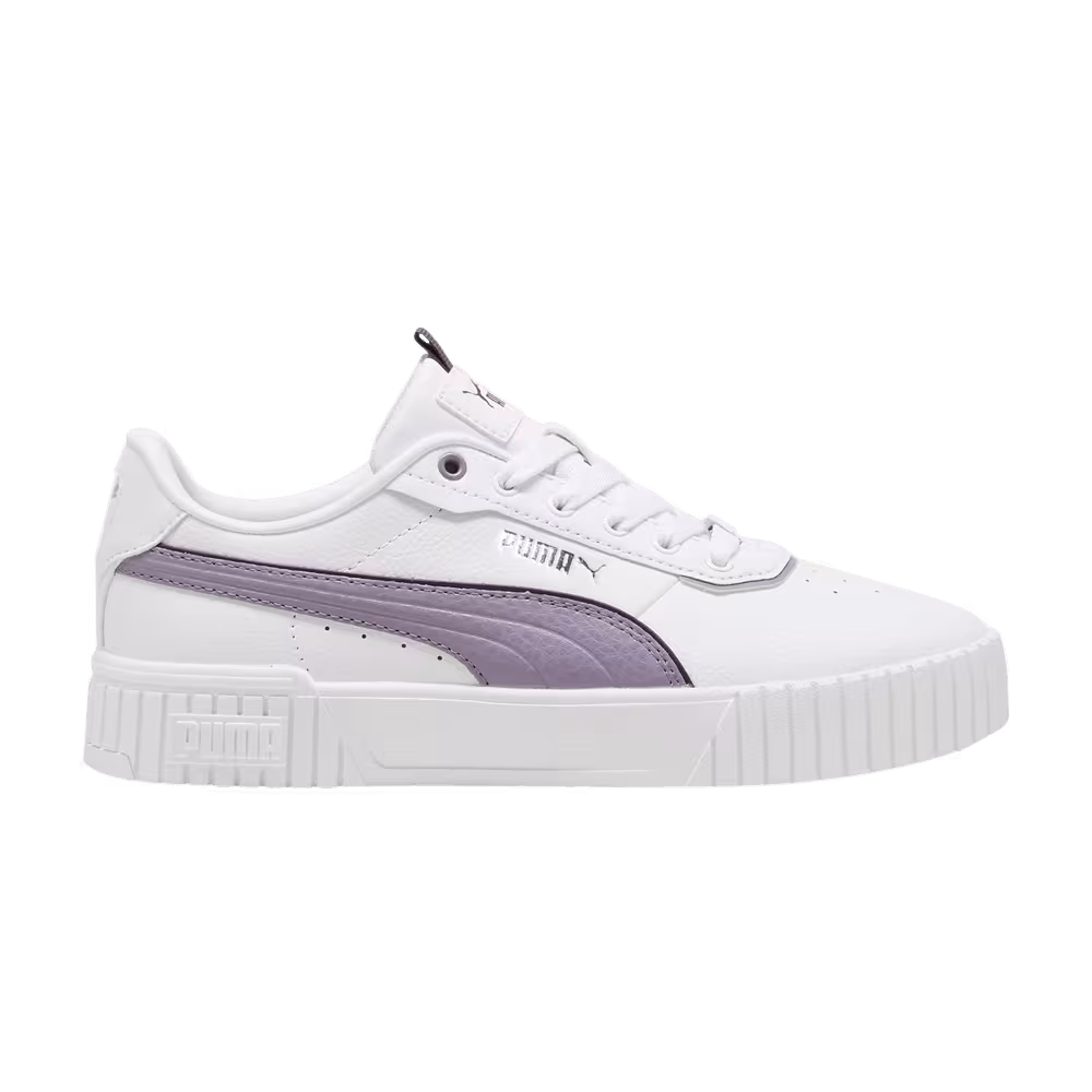 Puma Women's Carina 2.0 Lux White Pale Plum