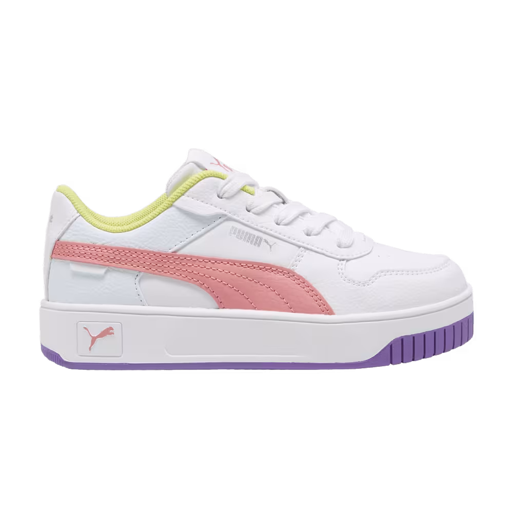 Puma Carina Street Little Kid White Passionfruit