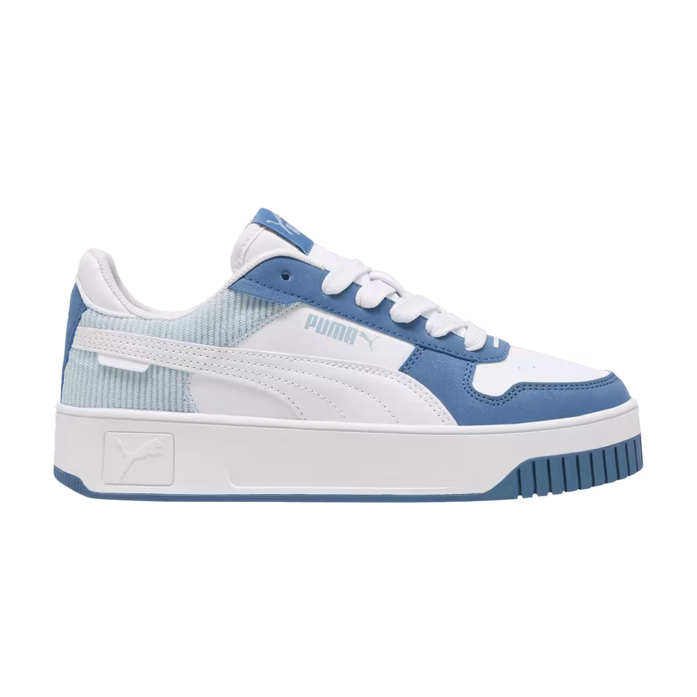Puma Carina Street Corduroy Big Kid Blue Horizon Frosted Dew