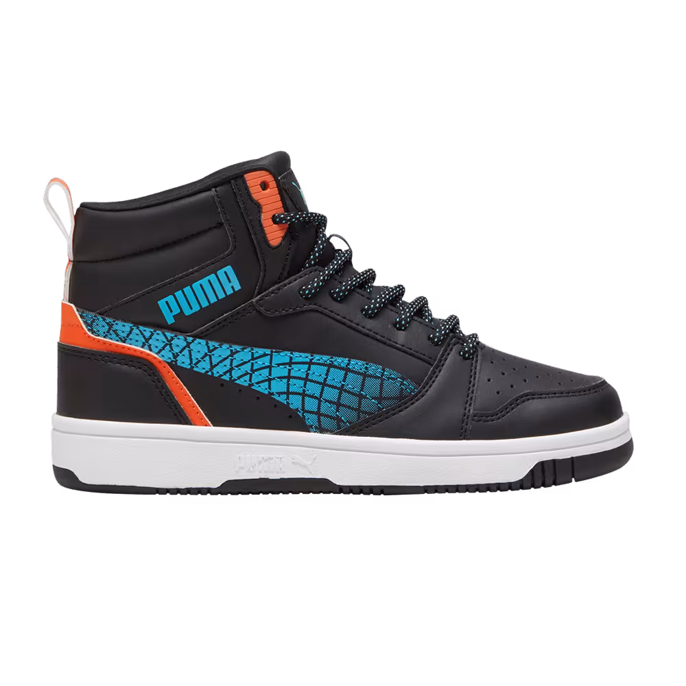 Puma Rebound V6 Mid Big Kid Techie Bud