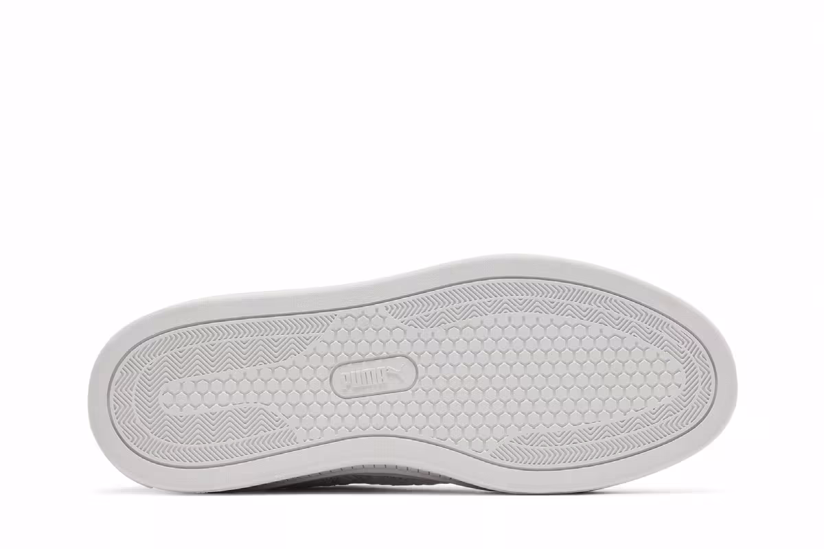 Puma Women's Smash Platform v3 White Silver Rose, view 5