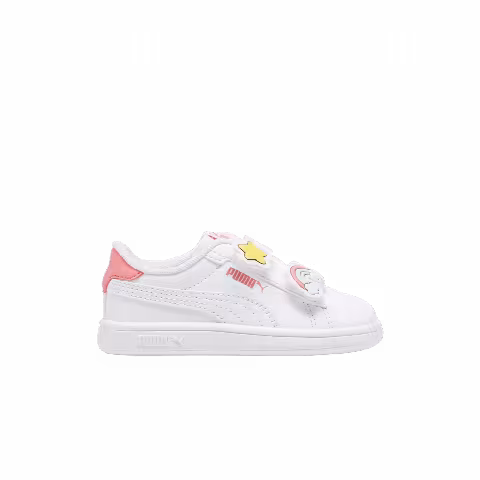 Puma Smash 3.0 V Infant 'Badges - White Passionfruit'