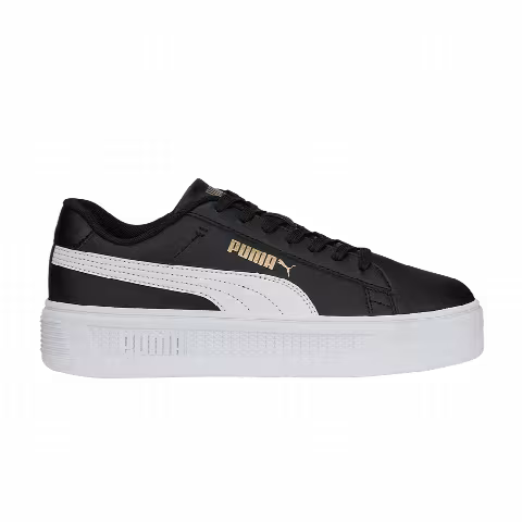 Puma Wmns Smash Platform v3 'Black White Gold'
