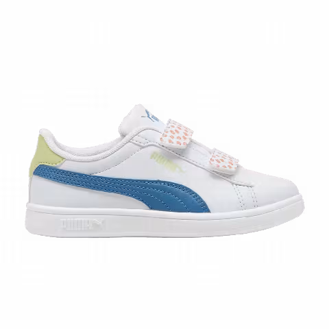 Puma Smash 3.0 FC 5 Little Kid 'Silver Mist Blue Horizon'
