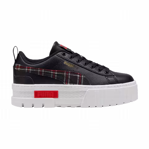 Puma Mayze Winter Big Kid 'Tartan Formstrip - Black For All Time Red'