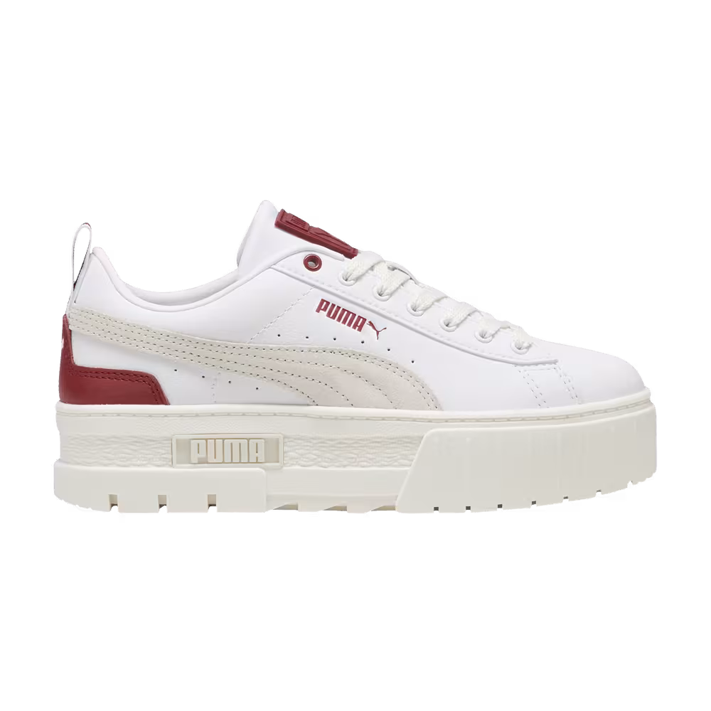 Puma Women's Mayze White Intense Red