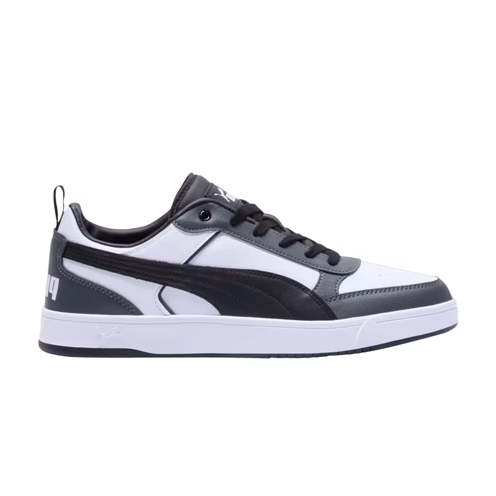 Puma Dribble White Black Shadow Grey