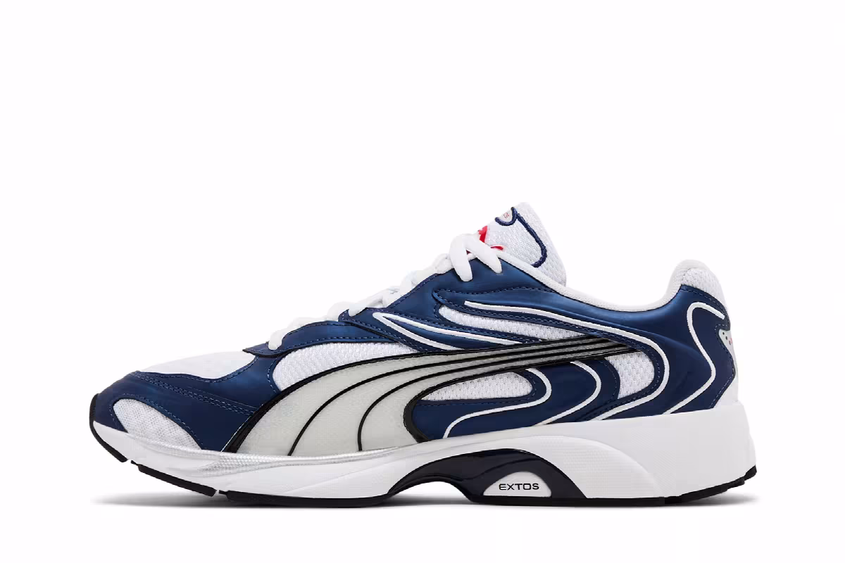 Puma Extos Millennium White Deep Navy, view 4