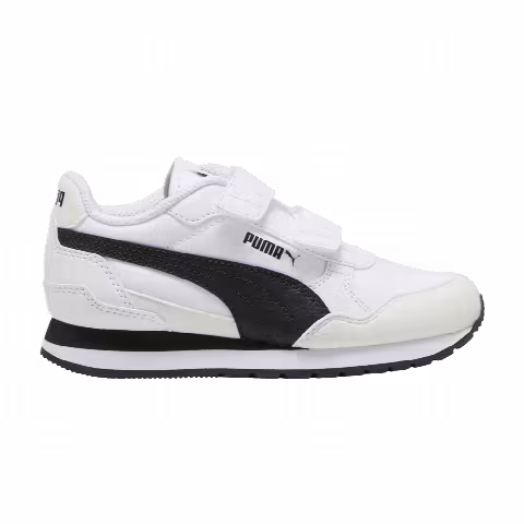 Puma ST Runner v4 Nylon Little Kid 'White Black'