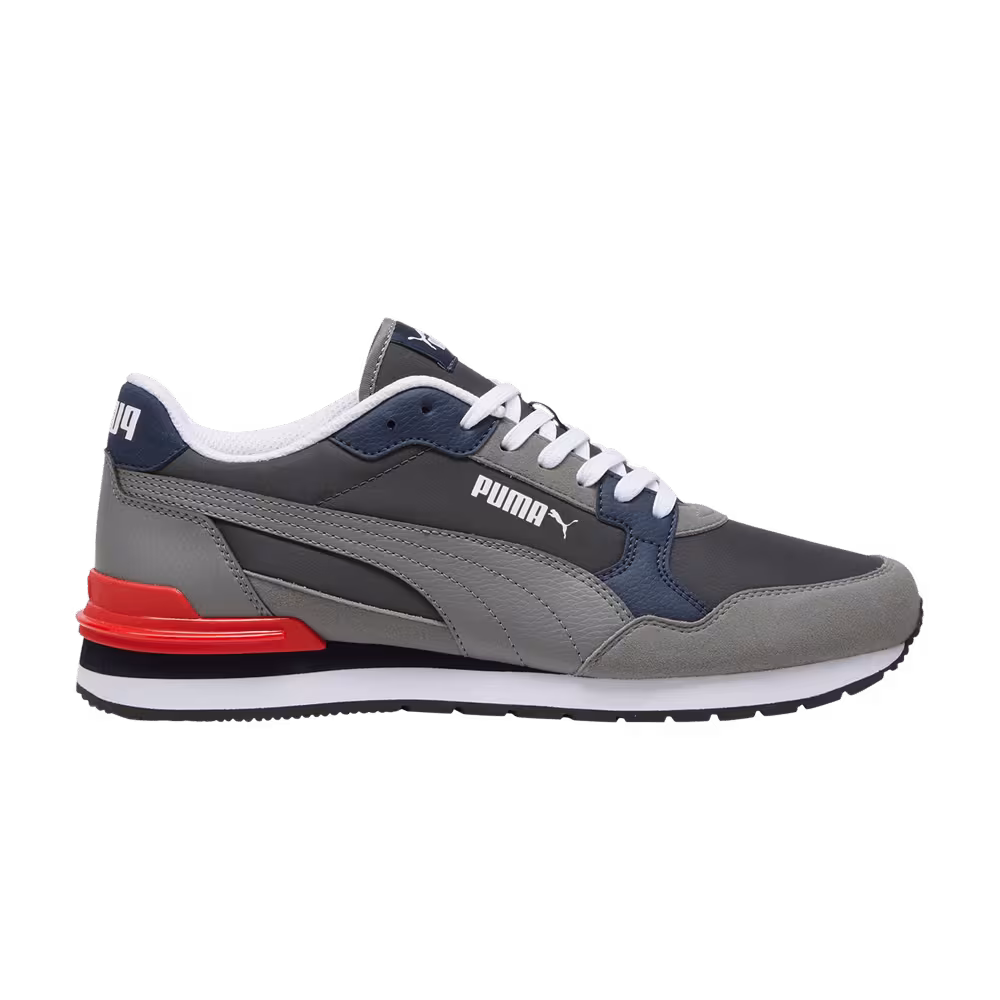 Puma ST Runner v4 Nylon Shadow Grey Navy Red