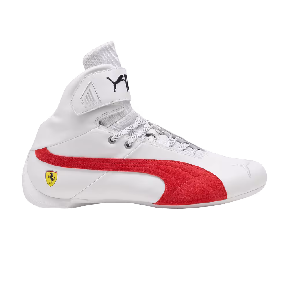 Scuderia Ferrari x Puma Future Cat Mid White Rosso Corsa
