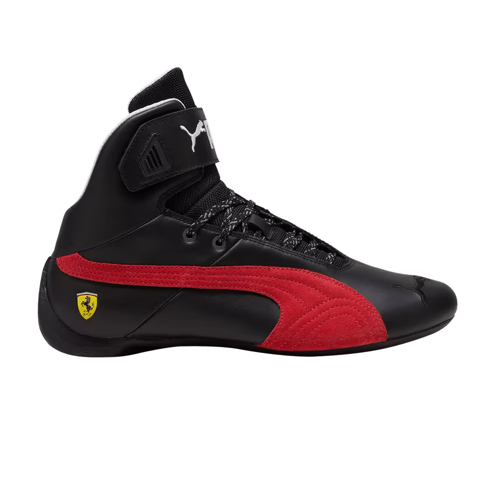 Scuderia Ferrari x Puma Future Cat Mid Black Rosso Corsa