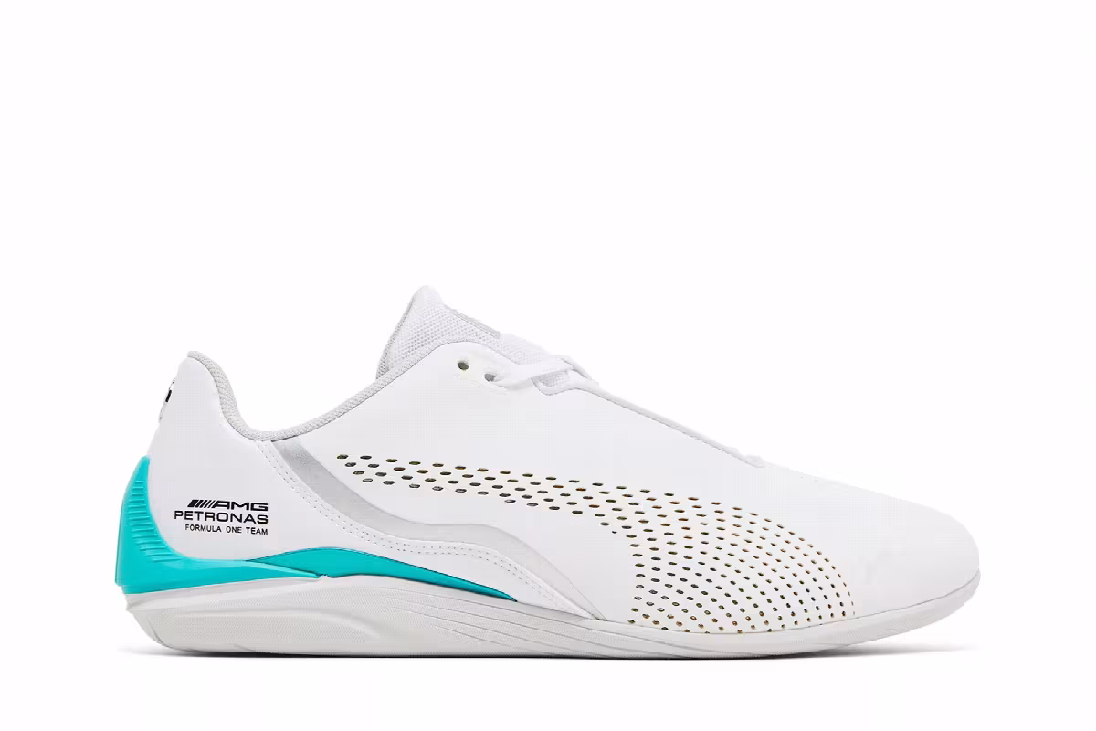 Mercedes-AMG Petronas F1 x Puma Drift Cat Decima White Sheen Green, view 2