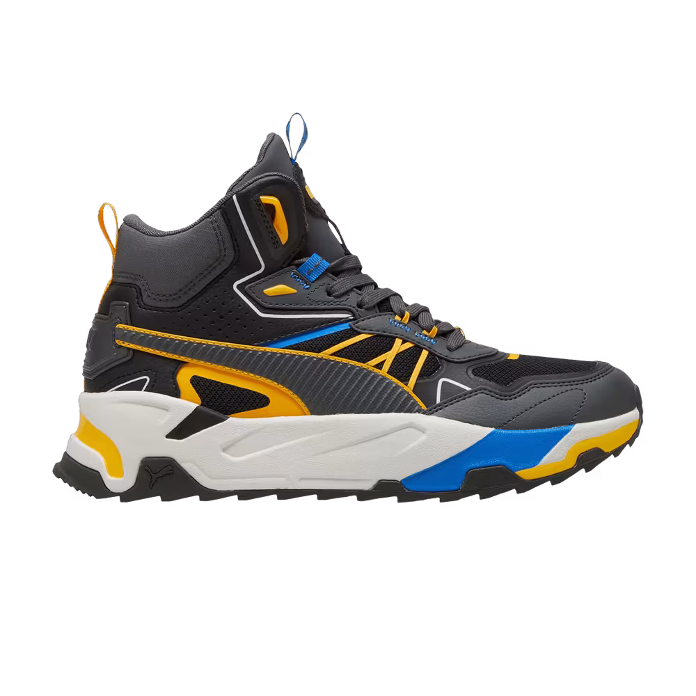 Puma Trinity Mid Hybrid Shadow Grey Tangerine Blue