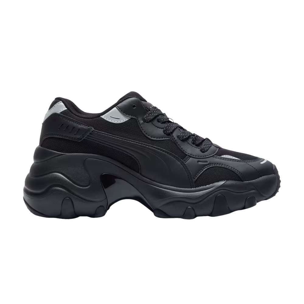 Puma Women's Pulsar Wedge Mesh V2 Black Silver