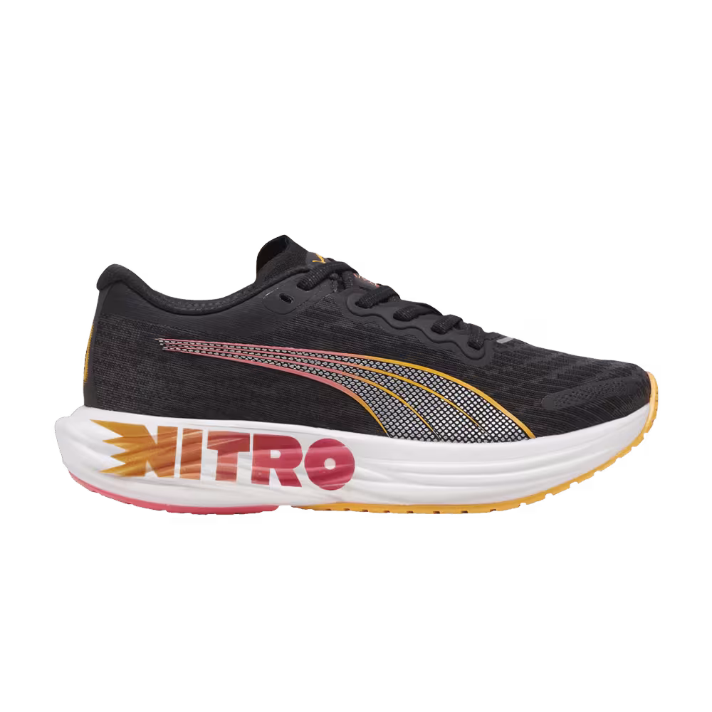 Puma Women's Deviate Nitro 2 Black Sun Stream