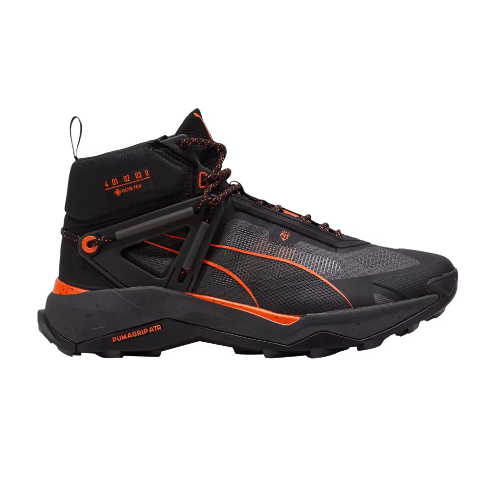 Puma Explore Nitro Mid GORE-TEX Grey Skies Flame Flicker