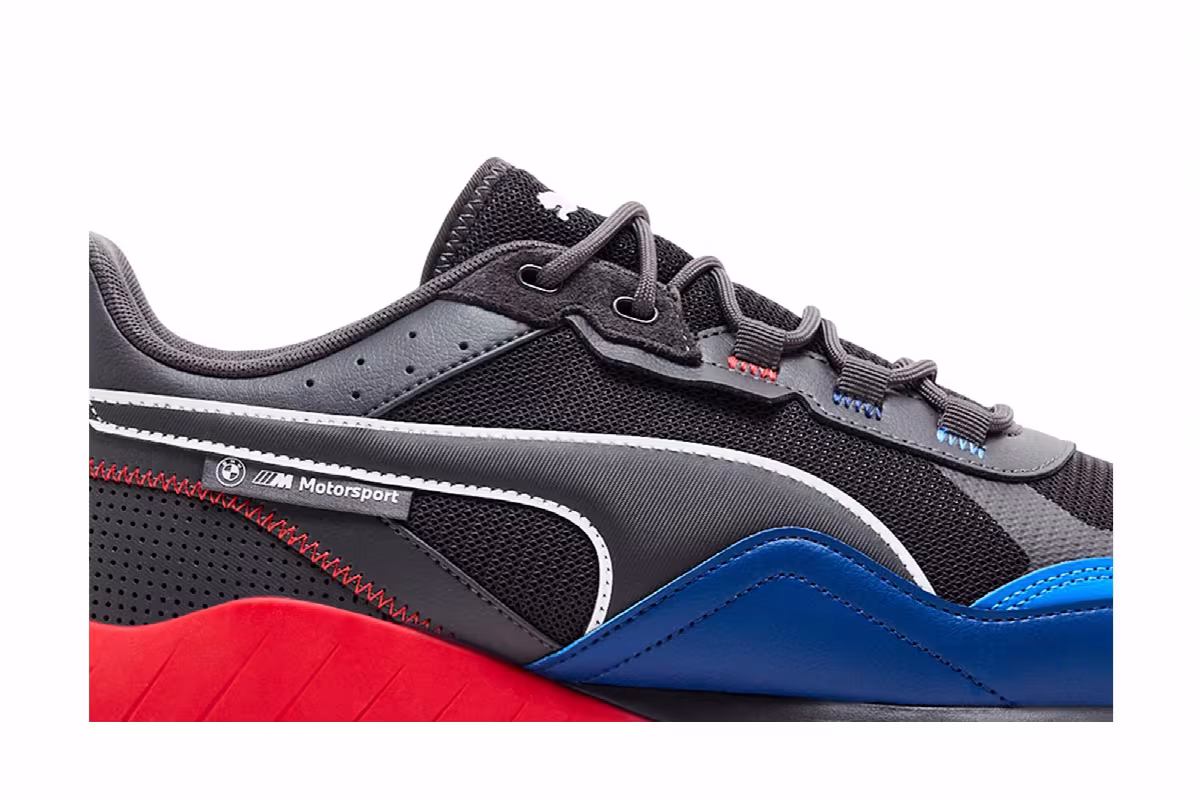 Puma BMW Motorsport x SpeedFusion 2.0 Black Pop Red Blue, view 3