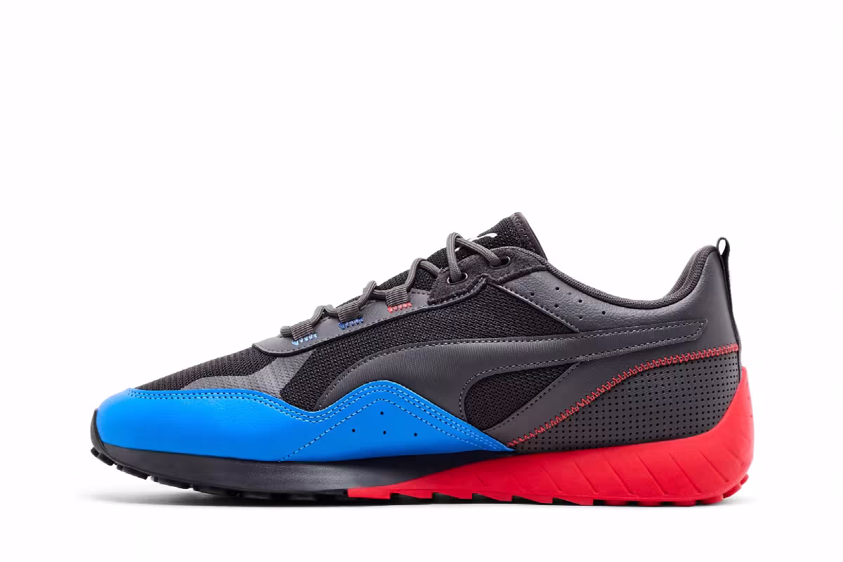 Puma BMW Motorsport x SpeedFusion 2.0 Black Pop Red Blue, view 4