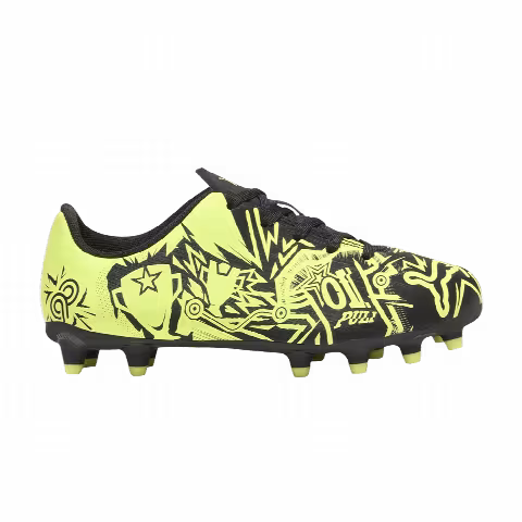 Christian Pulisic x Puma Tacto 2 FG AG Big Kid 'CP10 Pack - Electric Lime'