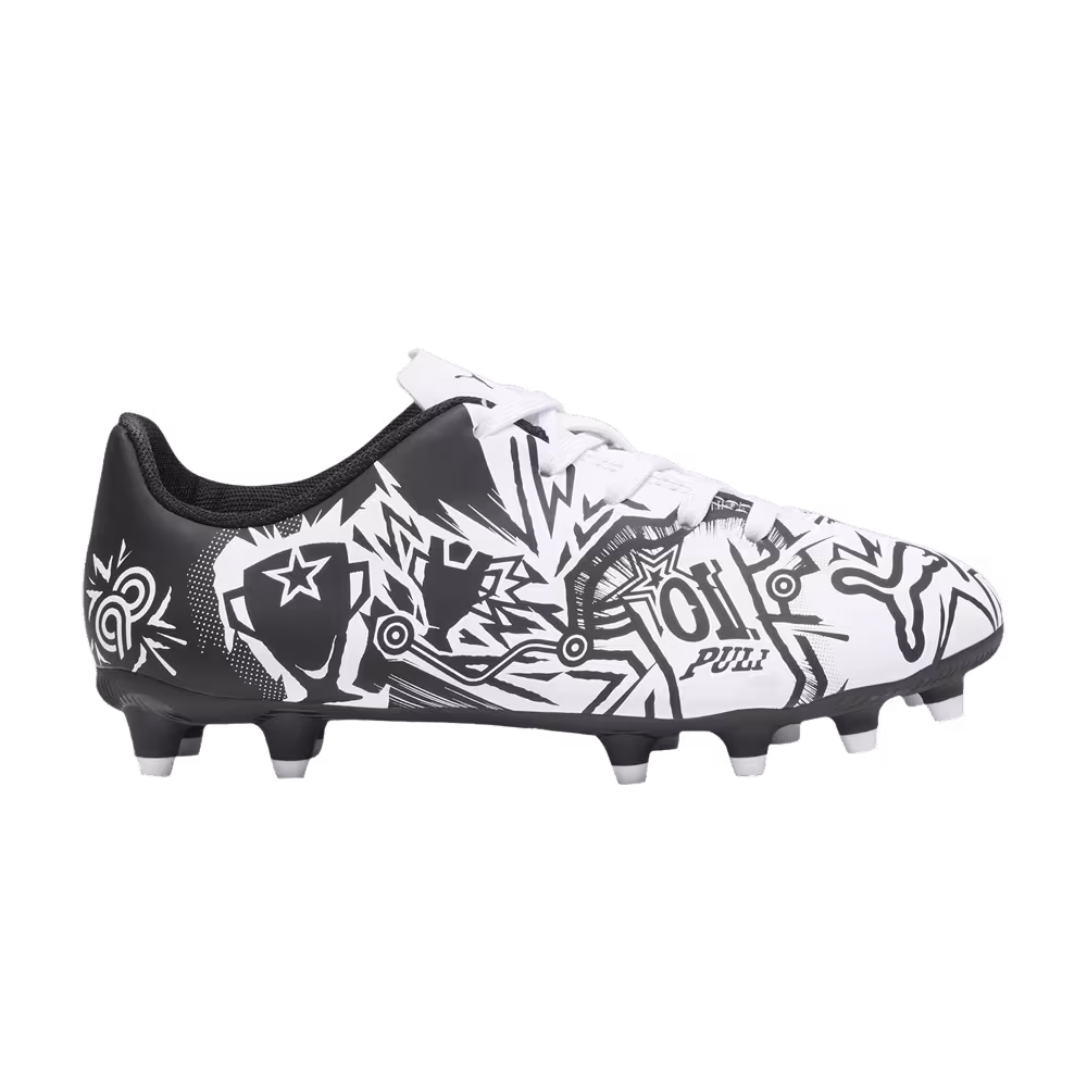 Christian Pulisic x Puma Tacto 2 FG AG Big Kid CP10 Pack - White