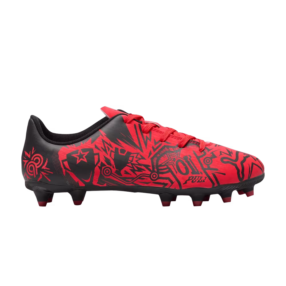 Christian Pulisic x Puma Tacto 2 FG AG Big Kid CP10 Pack - Red Black