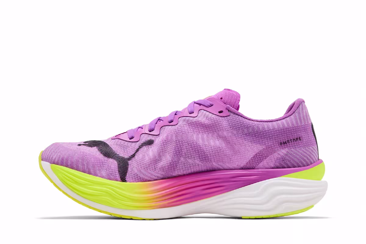Puma Deviate Nitro Elite 3 Pure Magenta Yellow Alert, view 4