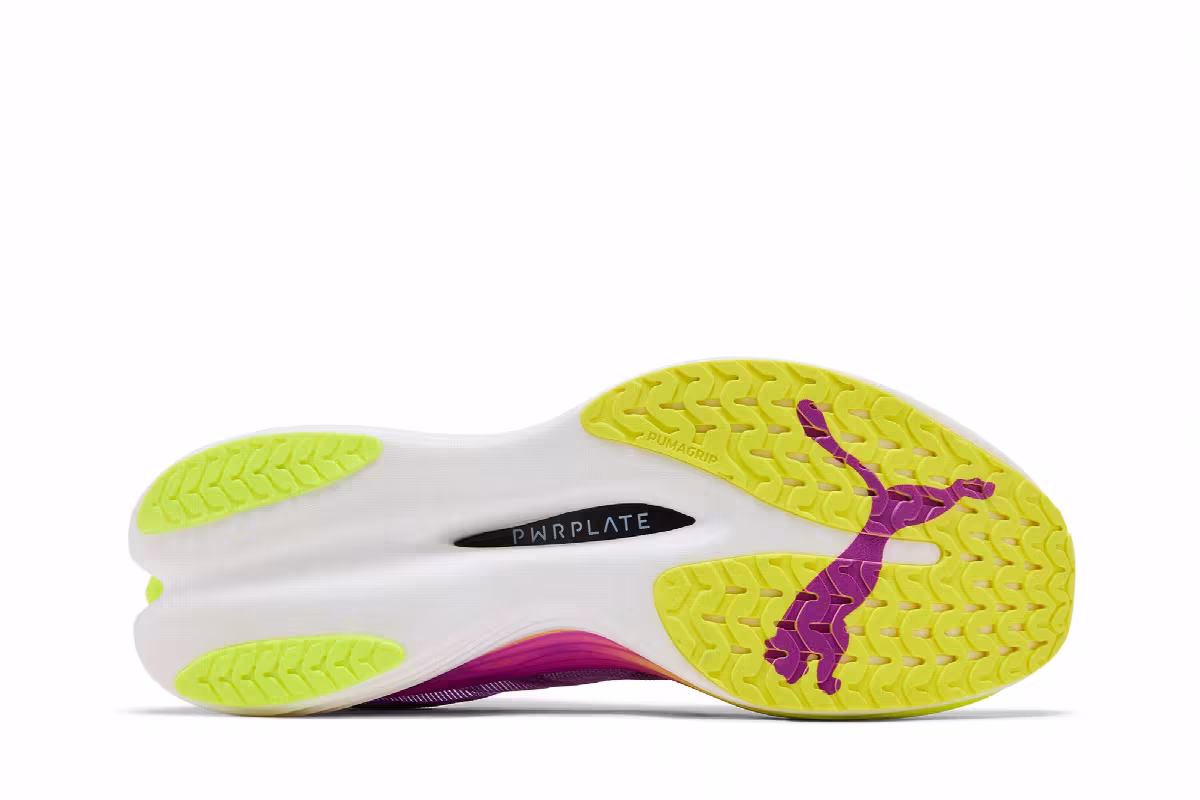 Puma Deviate Nitro Elite 3 Pure Magenta Yellow Alert, view 5