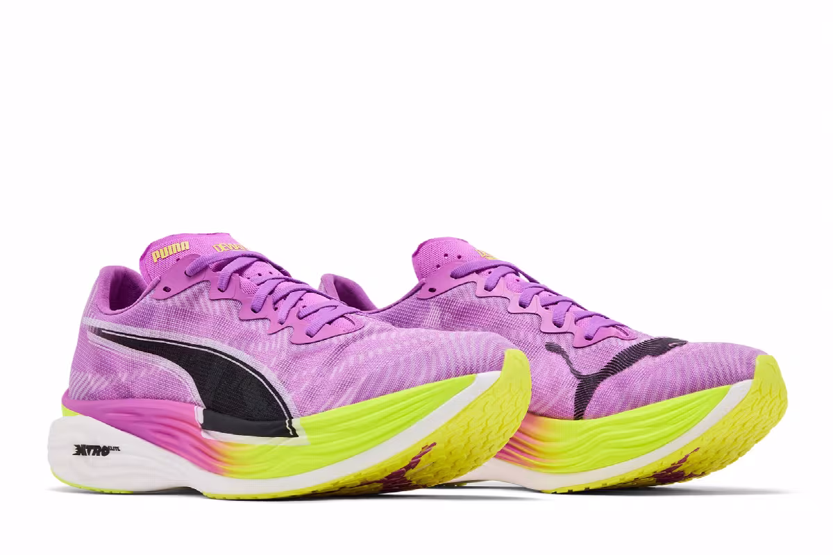 Puma Deviate Nitro Elite 3 Pure Magenta Yellow Alert, view 9