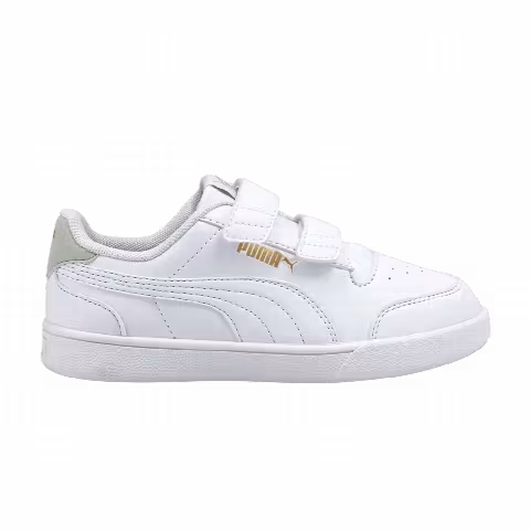 Puma Shuffle Velcro Little Kid 'White Grey Violet'
