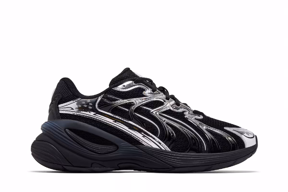 Puma Inverse Black Dark Grey Silver, view 2