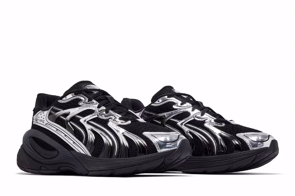 Puma Inverse Black Dark Grey Silver, view 9