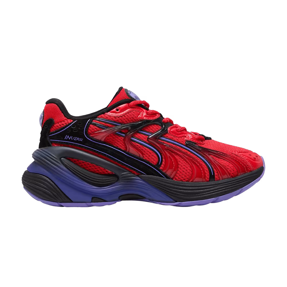 Puma Inverse Rev Big Kid Red Dark Amethyst