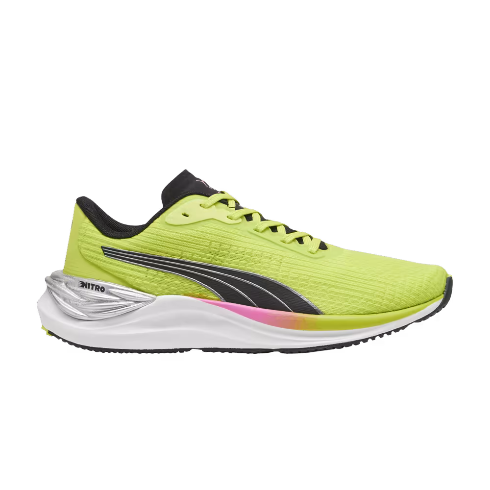 Puma Women's Electrify Nitro 3 Lime Pow Poison Pink