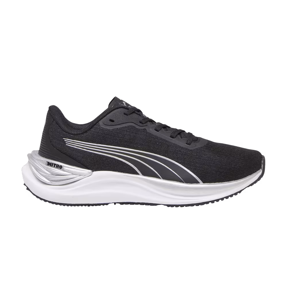 Puma Electrify Nitro 3 Jr Black Silver