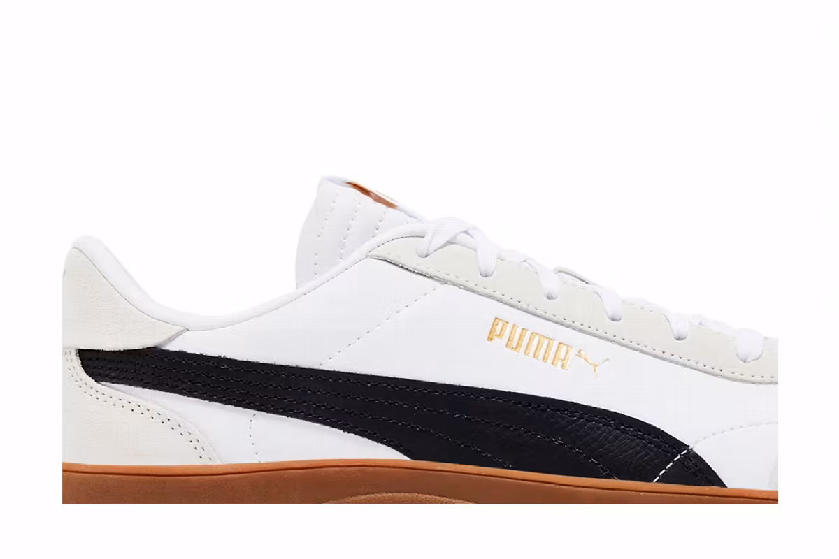 Puma Club 5v5 Suede White Black Gum, view 3