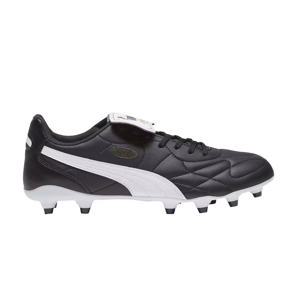 Puma King Top FG AG Black White