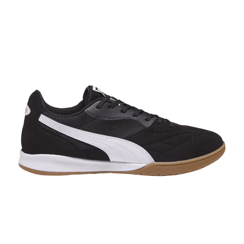Puma King Top IT Black White Gum