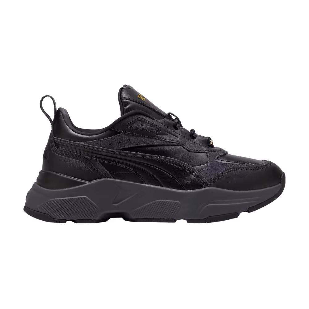 Puma Women's Cassia Lux Black Strong Grey
