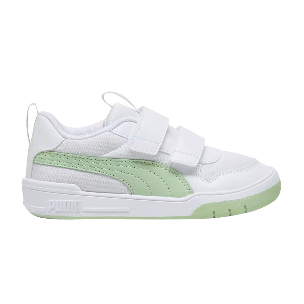 Puma Multiflex Mesh V Little Kid White Pure Green